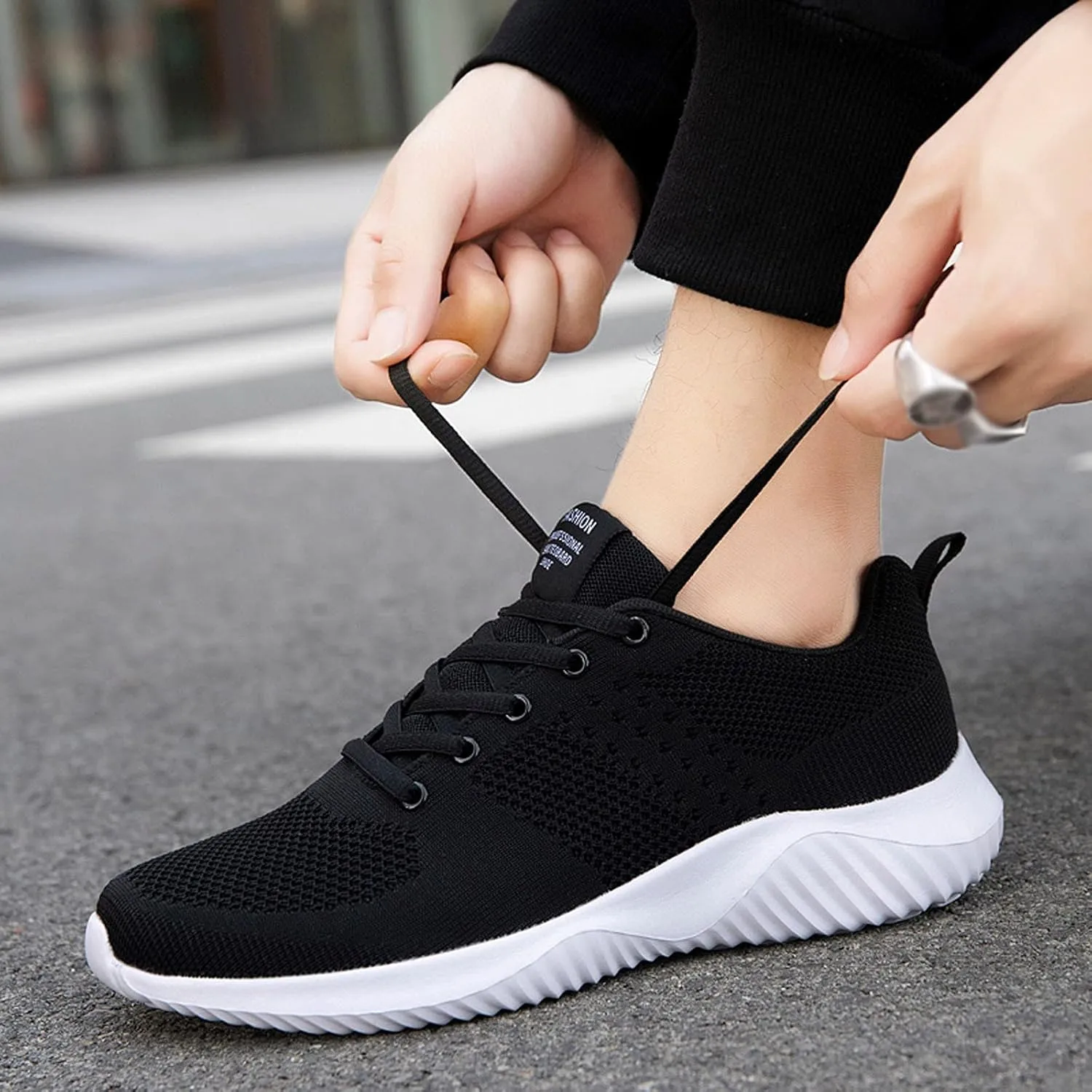Arch Support Sports Shoes for Men Casual Sneaker Mesh Breathable Walking Shoe Hook and Loop Orthopedic Sneakers