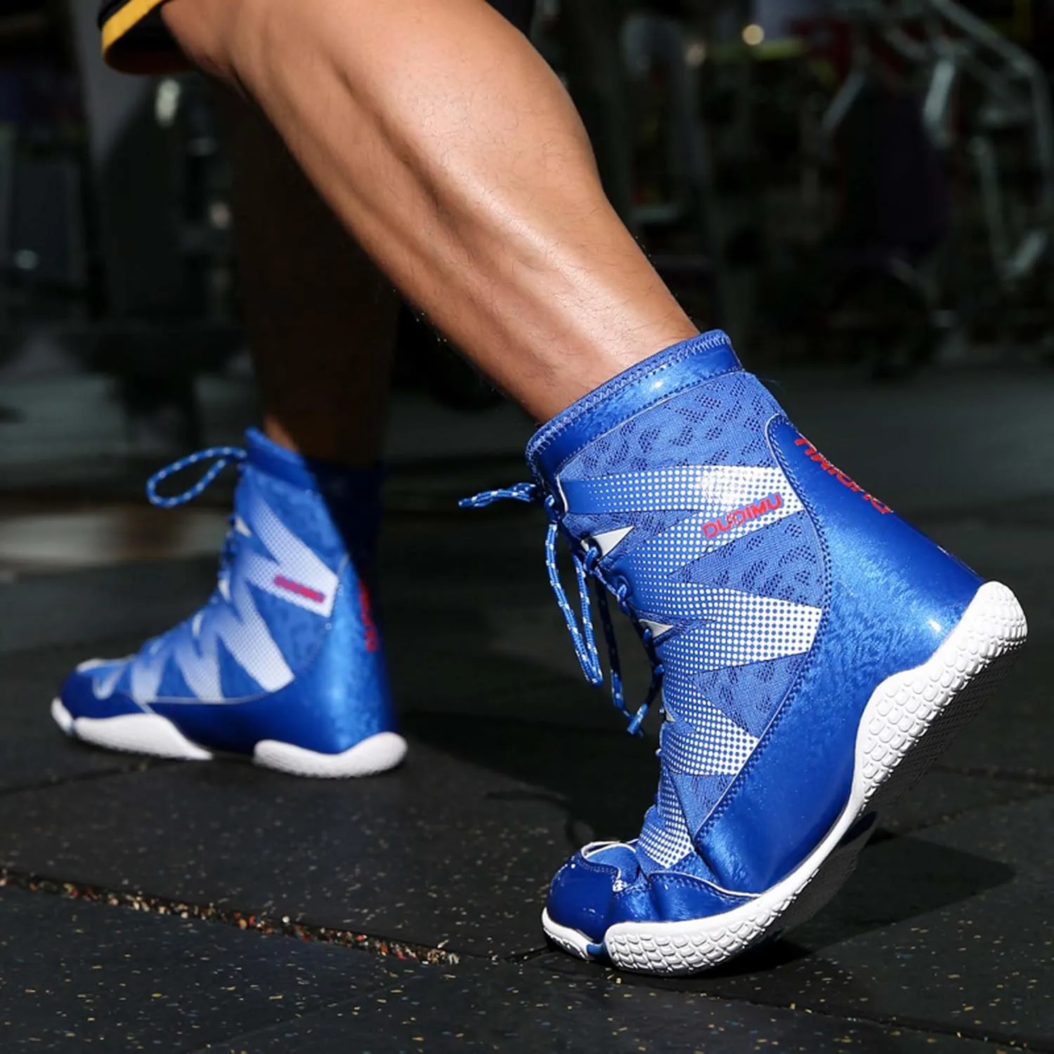 Boxing Shoes for Men and Teenagers,Men's Teenagers Training Wrestling Shoes,Women's Non-Slip Professional Boxing Shoes,Lightweight Breathable Weightlifting and Fitness Shoes