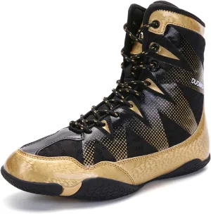 Boxing Shoes for Men and Teenagers,Men's Teenagers Training Wrestling Shoes,Women's Non-Slip Professional Boxing Shoes,Lightweight Breathable Weightlifting and Fitness Shoes