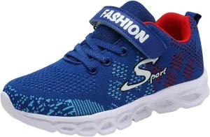 Boy Walking Shoes Comfortable School Sneakers Jogging Running Sneakers Basketball Falt Running Tennis Sports Athletic Mesh Girls Workout Comfort Lightweight Fashion Breathable Dressy