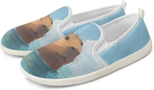 Capybara Outdoor Loafer Wedding Shoes Dress Flats Classic Leisure Walking Shoes for Women Ladies