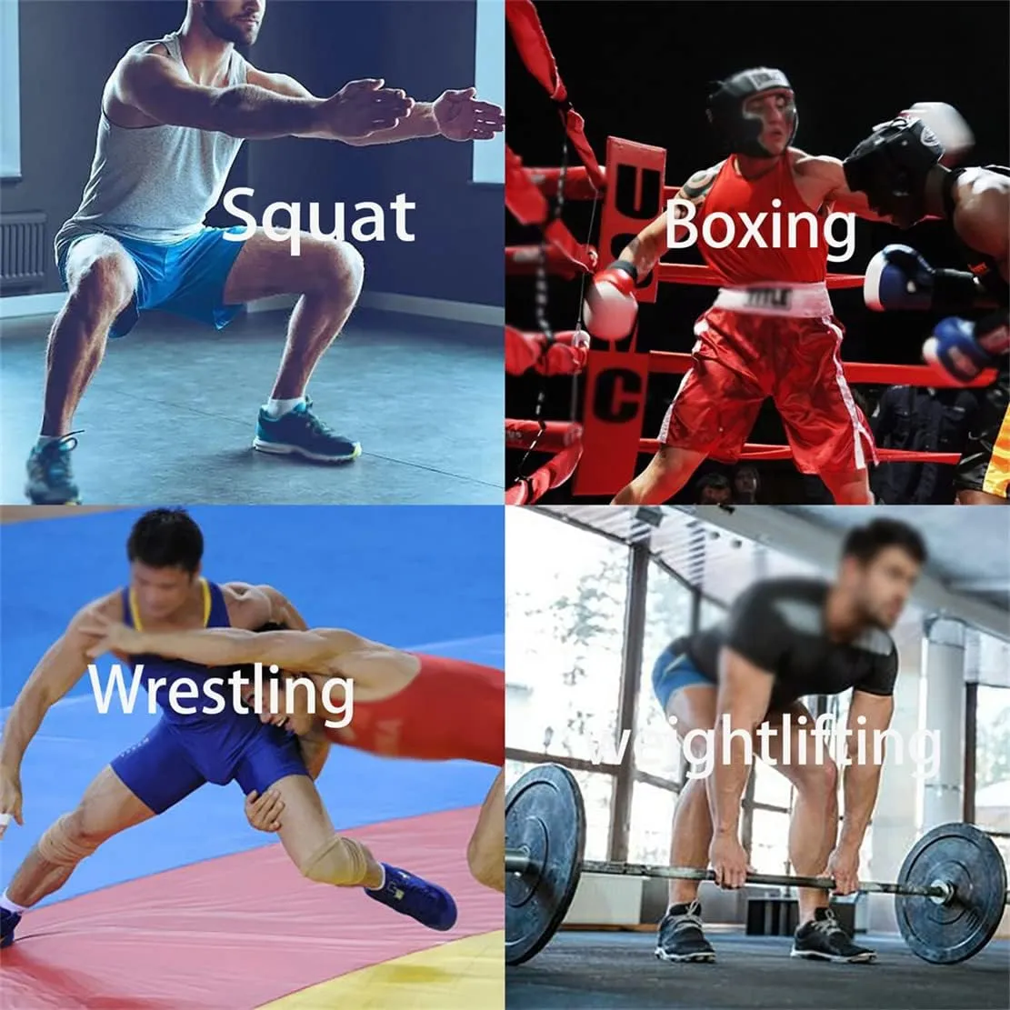 Children Wrestling Shoe, Non-Slip Boxing Fitness Shoes Rubber Sole Boys Girls Junior Weightlifting Boots Breathable Boxers Trainers