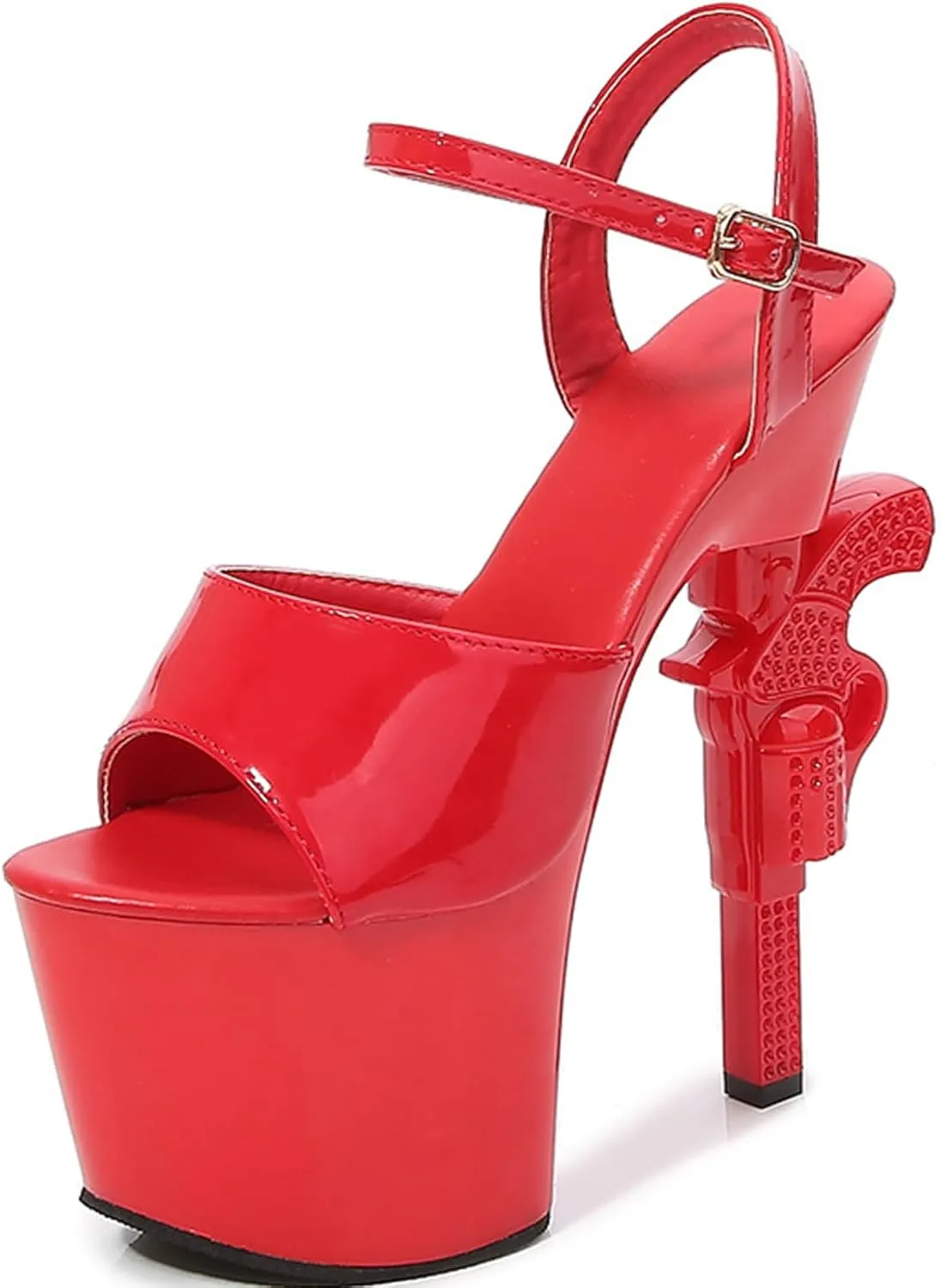 F&A LOVING Women's Platform Sandal Heeled Pole Fitness Shoes Sexy Stiletto