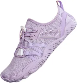 Fitness Shoes for Women's Gym Shoes Lightweight Breathable with Sweat Wicking Insole Elastic Lock and Flexible Cushion
