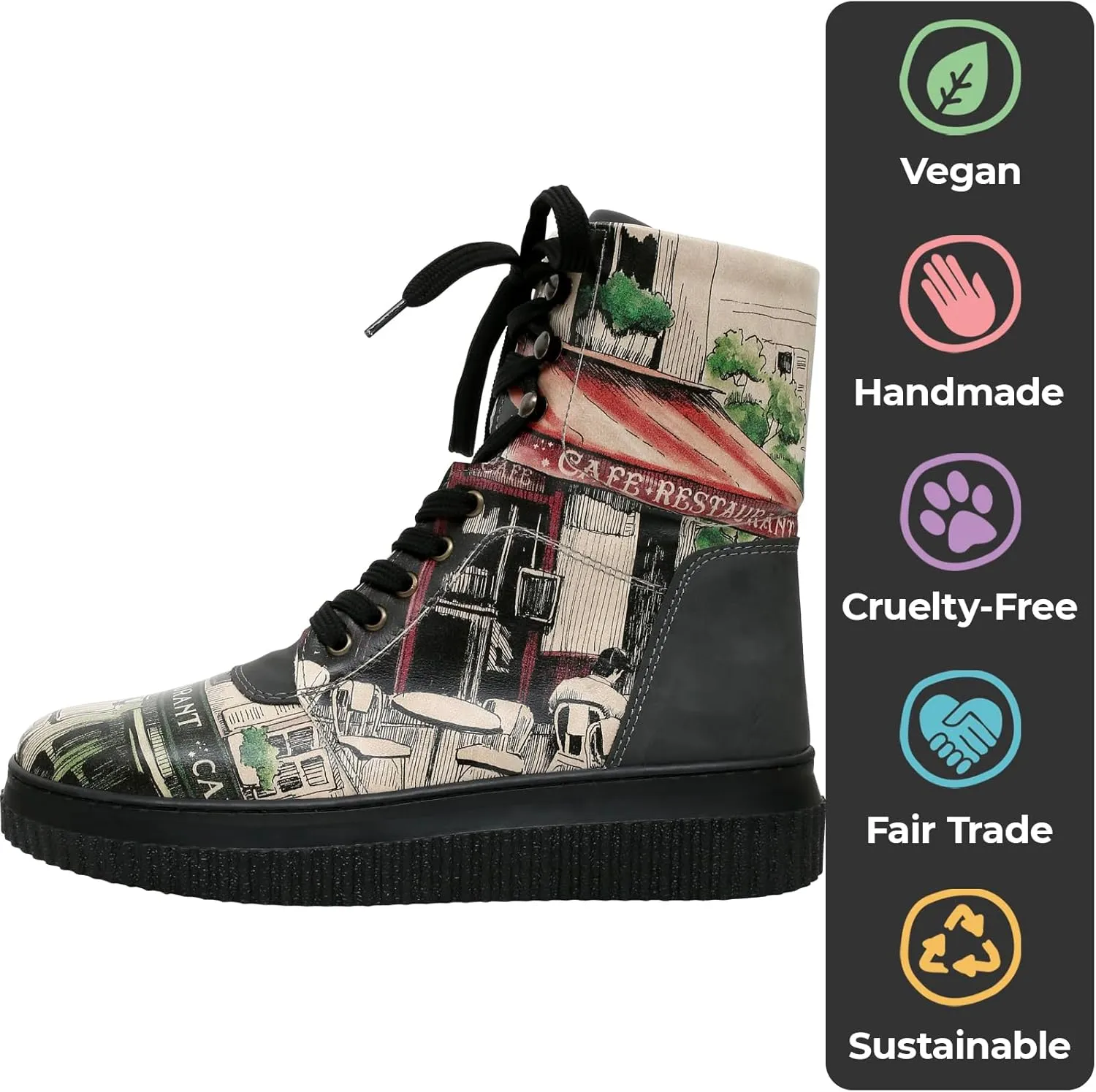 Future Boots for Women - Vegan Leather and Handmade Platform Boots for Women