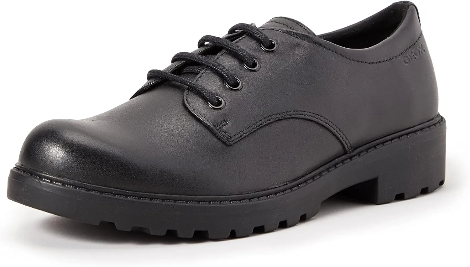 Geox J Casey Lace Up Breathable Cushioned Shoes