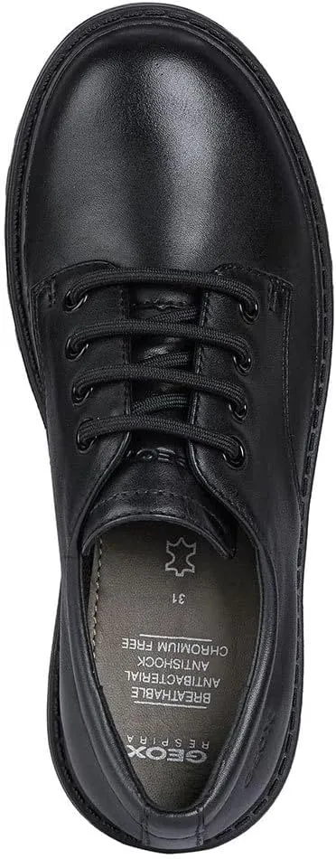Geox J Casey Lace Up Breathable Cushioned Shoes