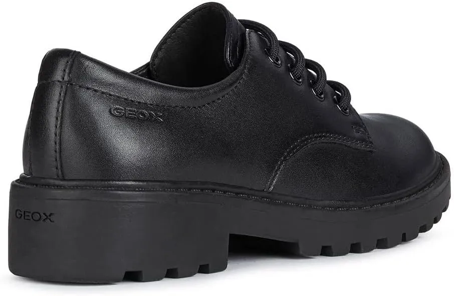 Geox J Casey Lace Up Breathable Cushioned Shoes