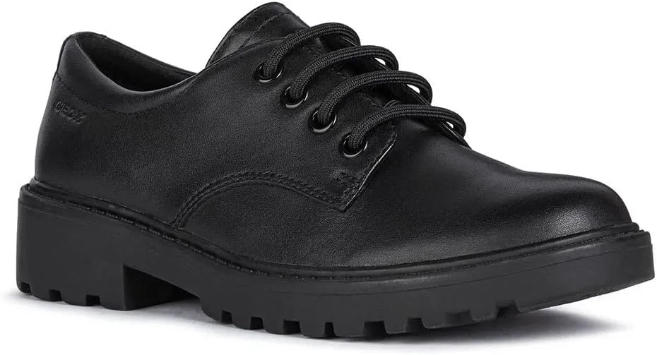 Geox J Casey Lace Up Breathable Cushioned Shoes