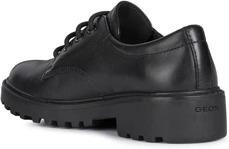 Geox J Casey Lace Up Breathable Cushioned Shoes
