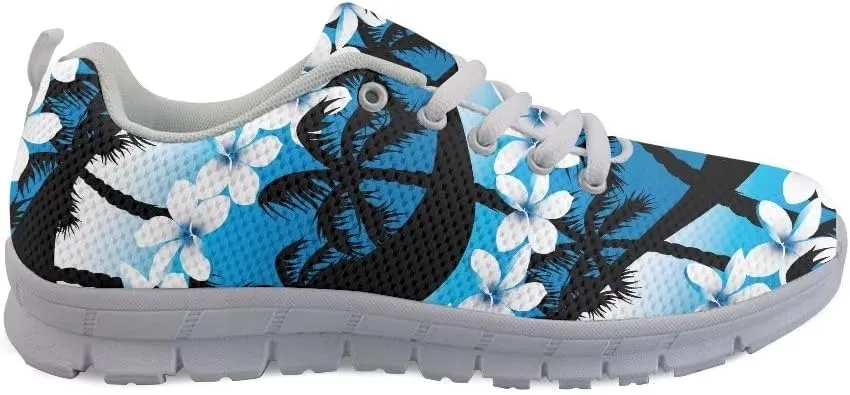 GIFTPUZZ Men Running Shoes Lace Up Athletic Mesh Breathable Casual Sneakers