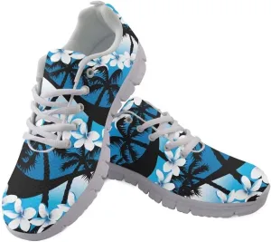 GIFTPUZZ Men Running Shoes Lace Up Athletic Mesh Breathable Casual Sneakers