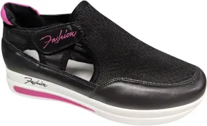 Girls Running Shoes Heel Large Size Hook Comfortable Breathable Loop Flat Casual Shoes Mesh Women's Tennis Workout Walking Sneakers