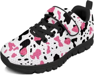 Girls' Running Shoes Mesh Breathable Tennis Shoes for School Cute Kids
