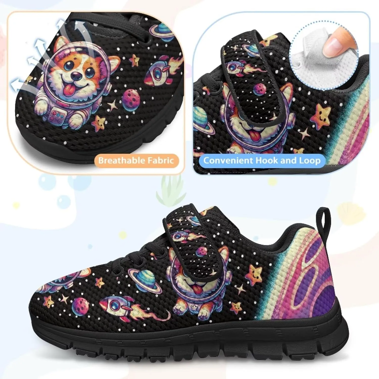 Girls Running Shoes Mesh Gym Tennis Shoes Sneakers Outdoor Athletic Shoes
