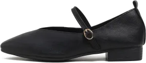 HIPPOSEUS Women's Mary Jane Square Toe Flats Soft Ballet Flats Low Heel Foldable Shoes