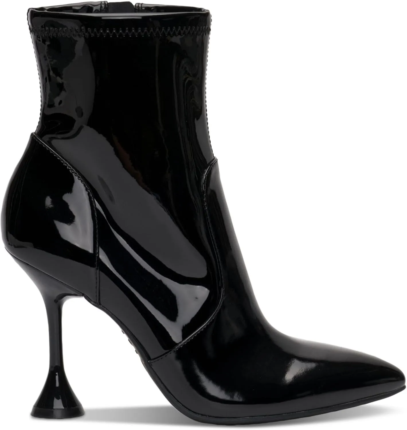 INC Womens Ibrina Cushioned Footbed Patent Ankle Boots