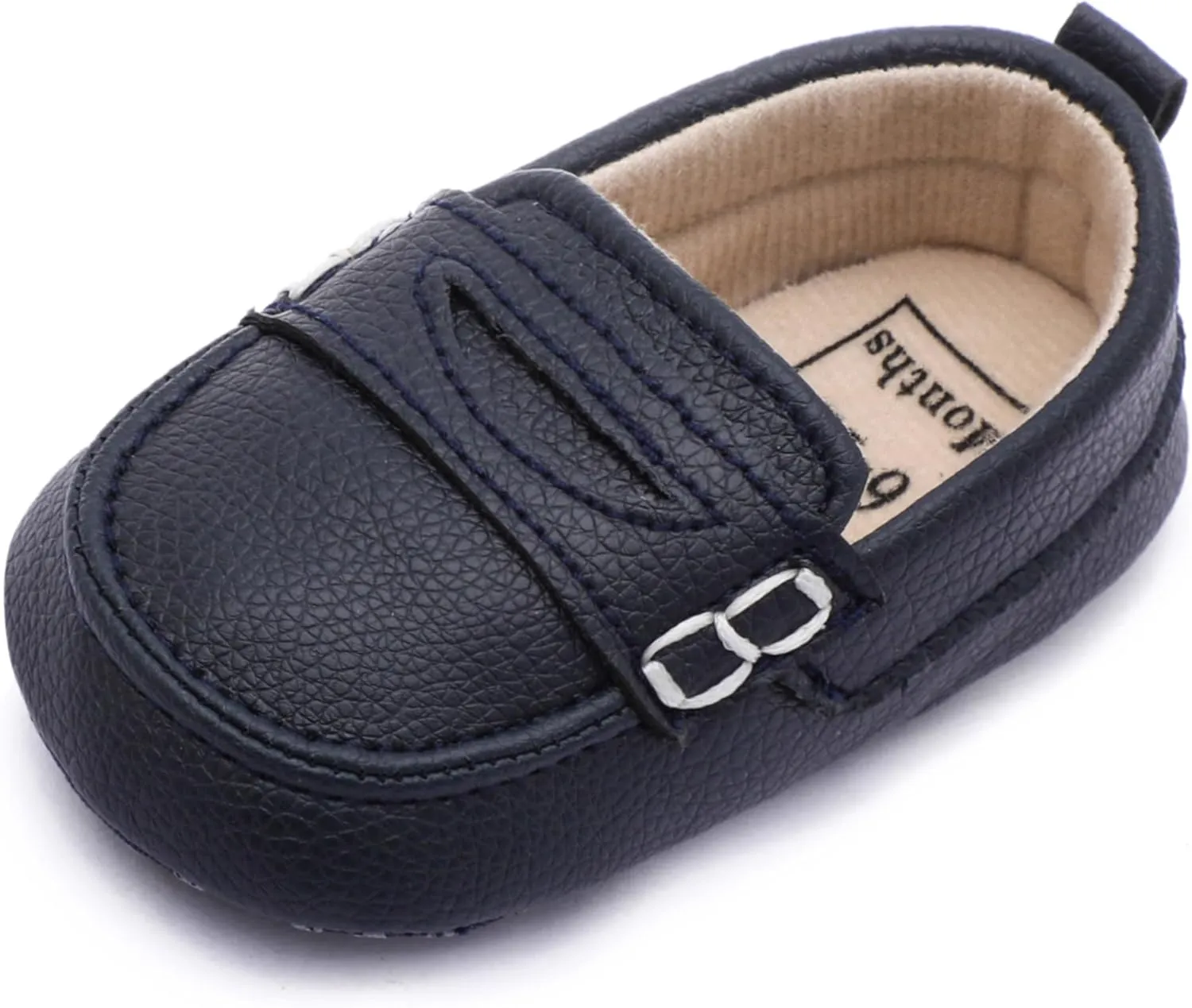 Infant Baby Boys Loafers Soft Sole PU Leather Toddler Moccasins Girls First Walking Crib Dress Shoes
