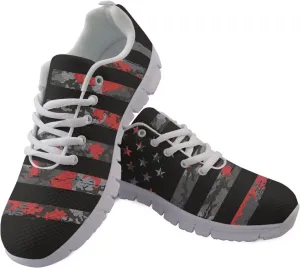 KEIAHUAN Women Running Shoes Mesh Tennis Shoes Lightweight Sneakers Non Slip Trekking Training Shoes Fashion Flats