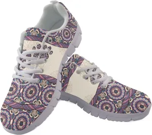 KEIAHUAN Women Running Shoes Mesh Tennis Shoes Lightweight Sneakers Non Slip Trekking Training Shoes Fashion Flats