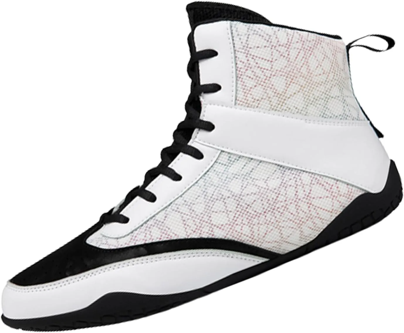 Kervaky Men's Wrestling Shoes Training Shoes Professional Boxing Shoes Lightweight and Breathable Weightlifting Shoes Fitness Shoes