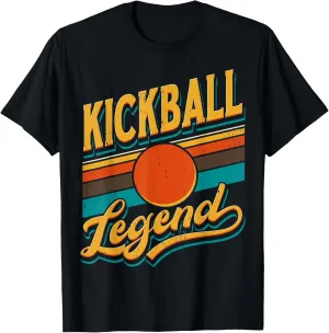 Kickball Legend Retro | Kick Ball Player T-Shirt
