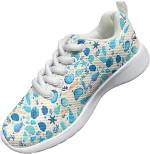 Kids Mesh Running Sneakers for Boys Girls Lightweight Non Slip Sports Tennis Shoes Comfort Breathable Mesh Casual Walking Shoes