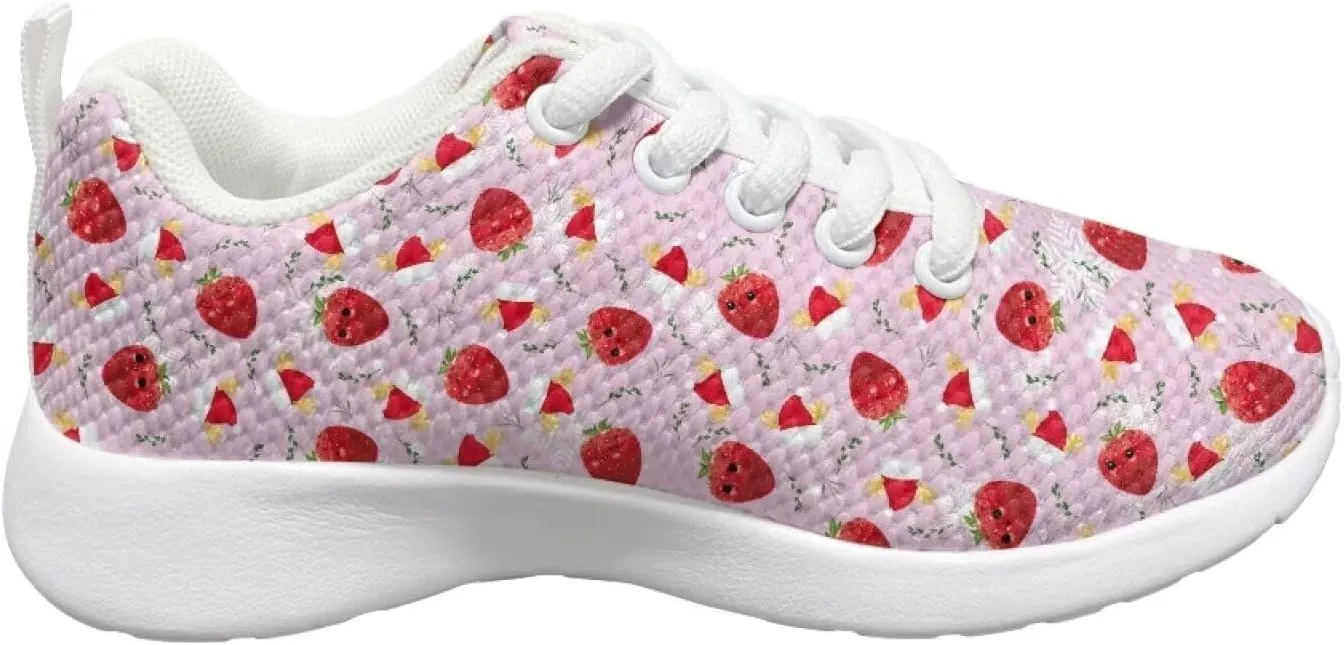 Kids Mesh Running Sneakers for Boys Girls Lightweight Non Slip Sports Tennis Shoes Comfort Breathable Mesh Casual Walking Shoes