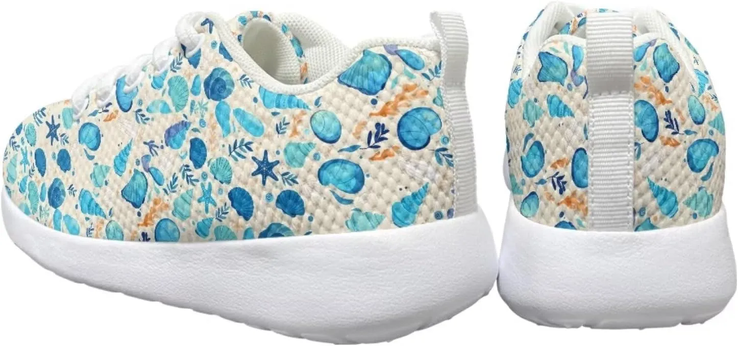 Kids Mesh Running Sneakers for Boys Girls Lightweight Non Slip Sports Tennis Shoes Comfort Breathable Mesh Casual Walking Shoes