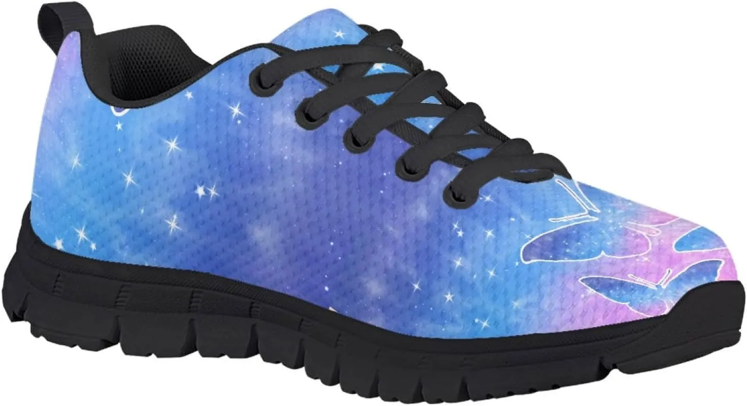 MARSVOVO Animal Print Sneakers for Kids Flexible Athletic Lightweight Breathable Black Sole Walking Shoes for Boys Girls Most Comfortable Classic Fashion Non Slip Playing Sports Travel Shoes