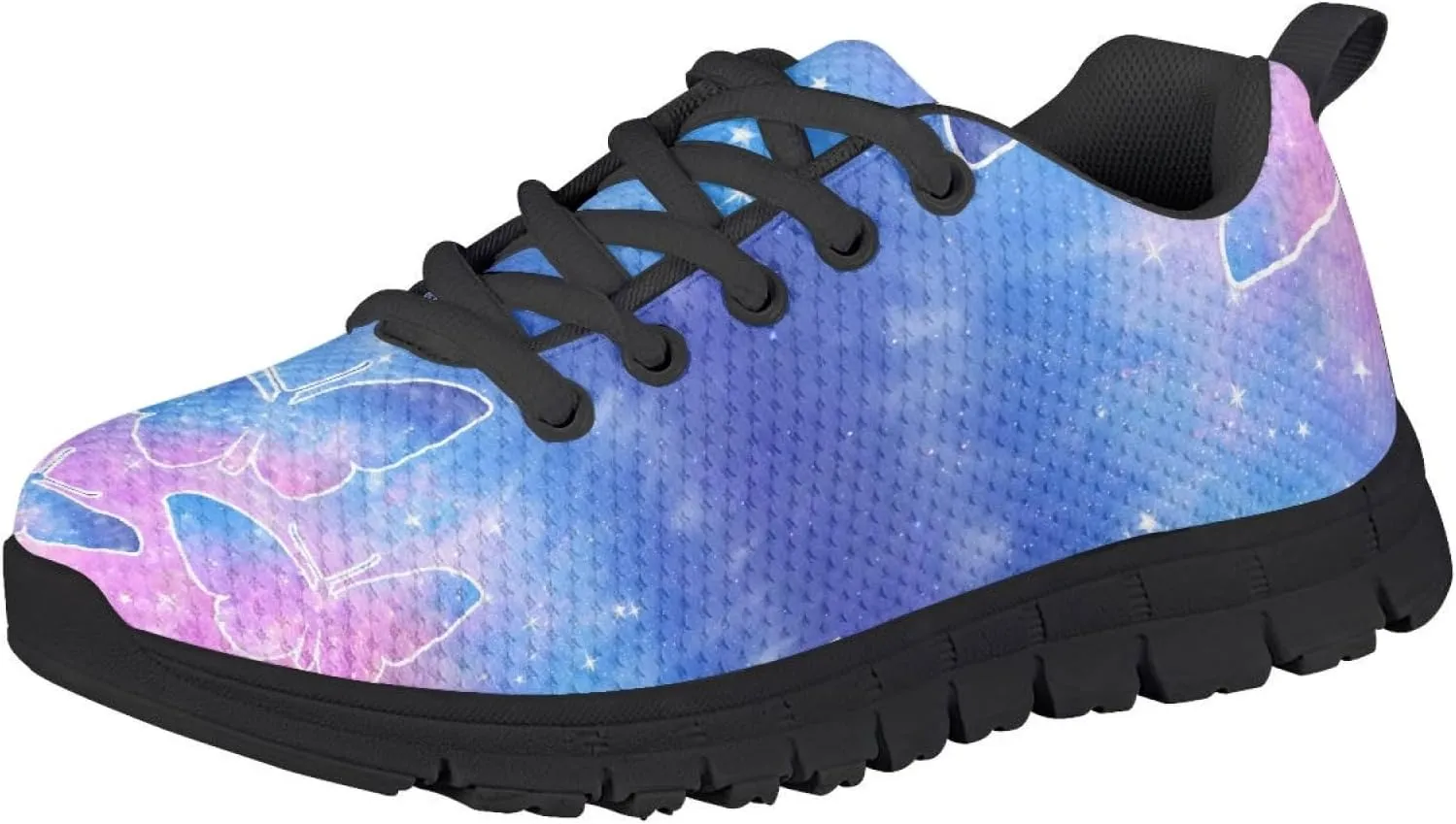 MARSVOVO Animal Print Sneakers for Kids Flexible Athletic Lightweight Breathable Black Sole Walking Shoes for Boys Girls Most Comfortable Classic Fashion Non Slip Playing Sports Travel Shoes