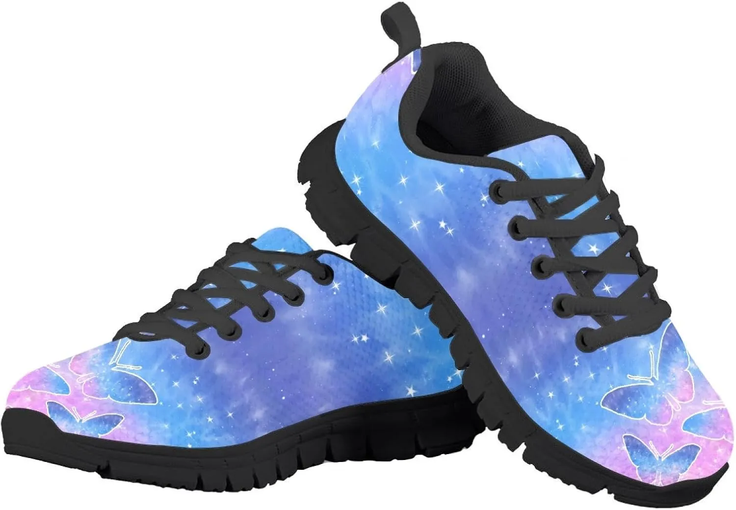 MARSVOVO Animal Print Sneakers for Kids Flexible Athletic Lightweight Breathable Black Sole Walking Shoes for Boys Girls Most Comfortable Classic Fashion Non Slip Playing Sports Travel Shoes