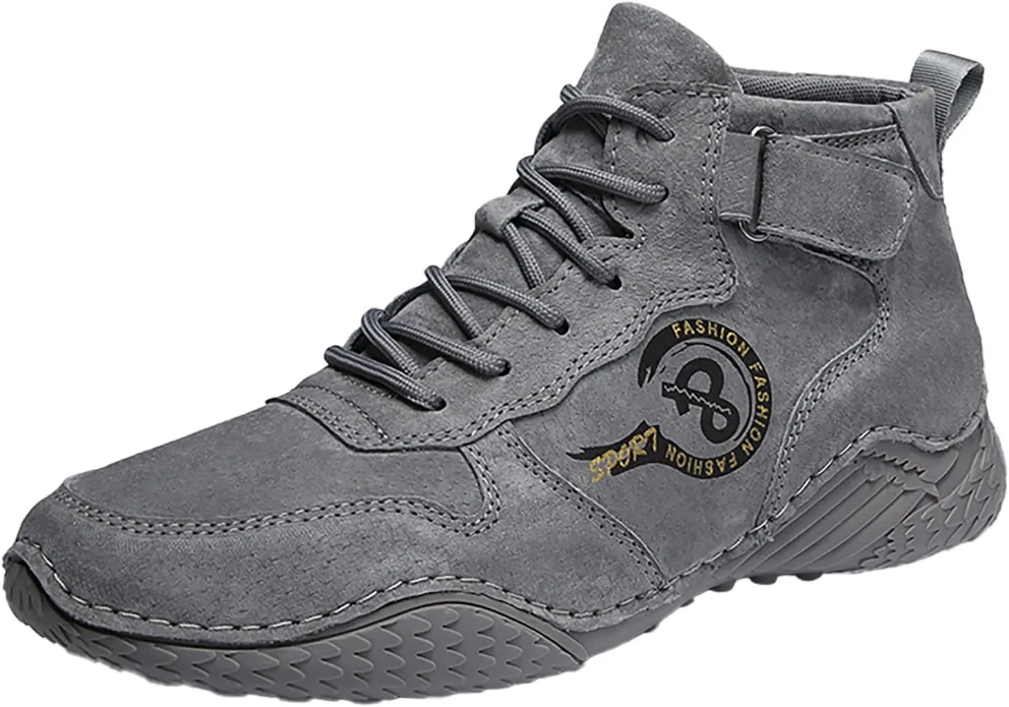 Men Running Athletic Shoes Men's British Large Casual Suede Foreign Trade Lace Up and Hook Loop Sneakers Tennis Workout Gym Sports Sneakers