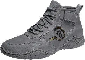 Men Running Athletic Shoes Men's British Large Casual Suede Foreign Trade Lace Up and Hook Loop Sneakers Tennis Workout Gym Sports Sneakers