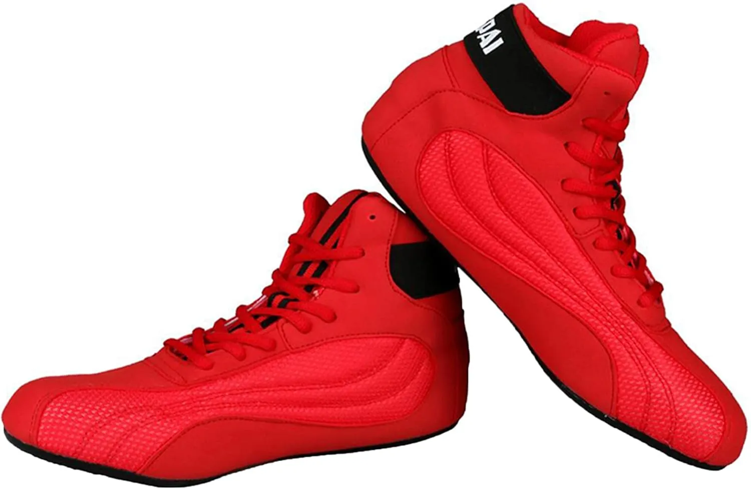 Men's Boxing Boots, Wrestling Sport Sneakers for Men Women Breathable Bodybuilding Fitness Shoes Youth Wrestling Footwear