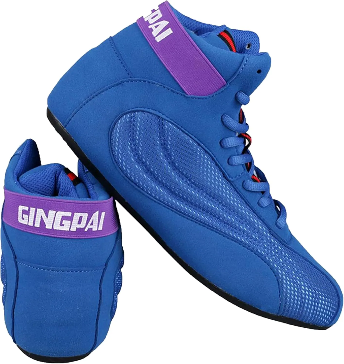 Men's Boxing Boots, Wrestling Sport Sneakers for Men Women Breathable Bodybuilding Fitness Shoes Youth Wrestling Footwear