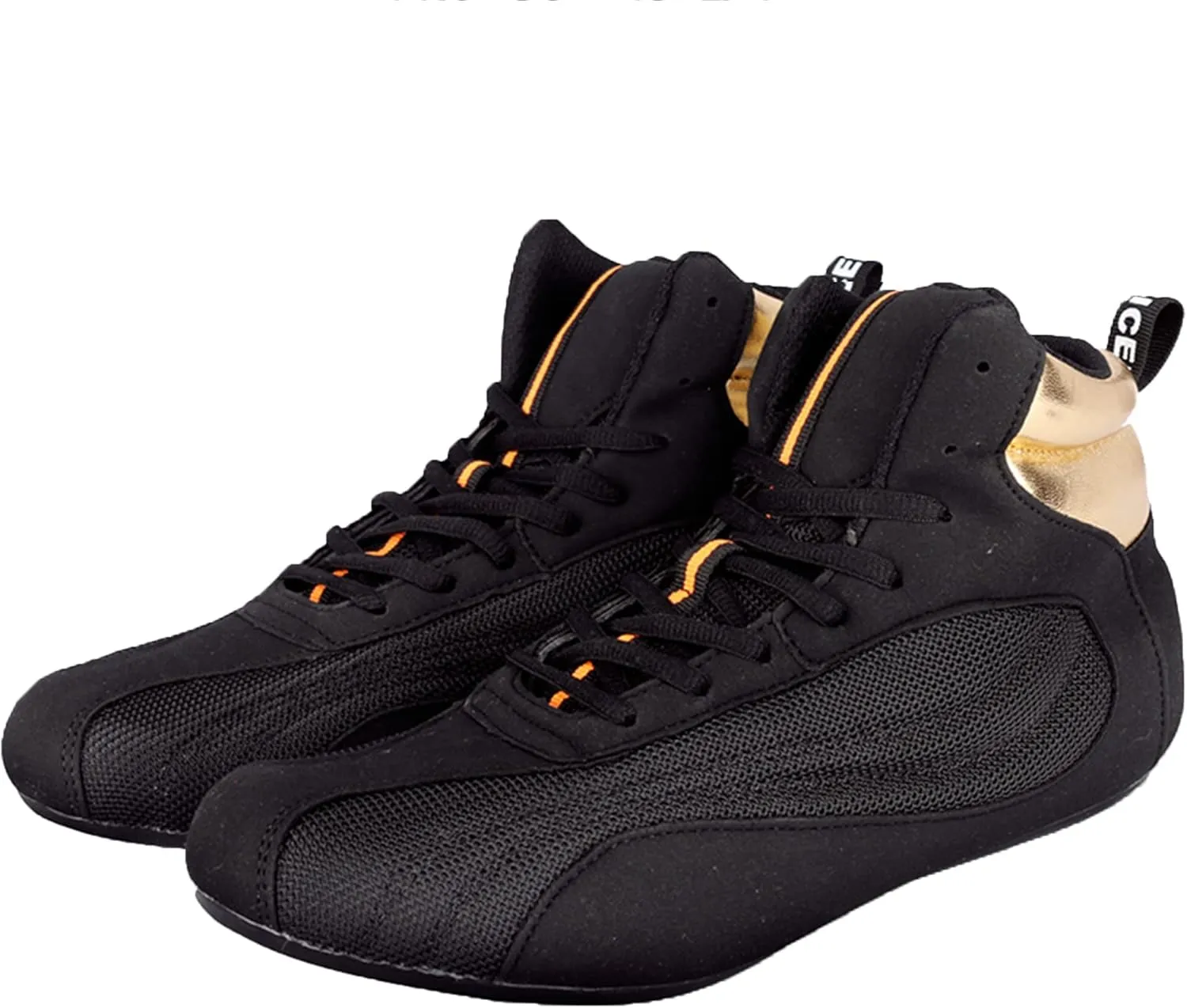 Men's Boxing Boots, Wrestling Sport Sneakers for Men Women Breathable Bodybuilding Fitness Shoes Youth Wrestling Footwear