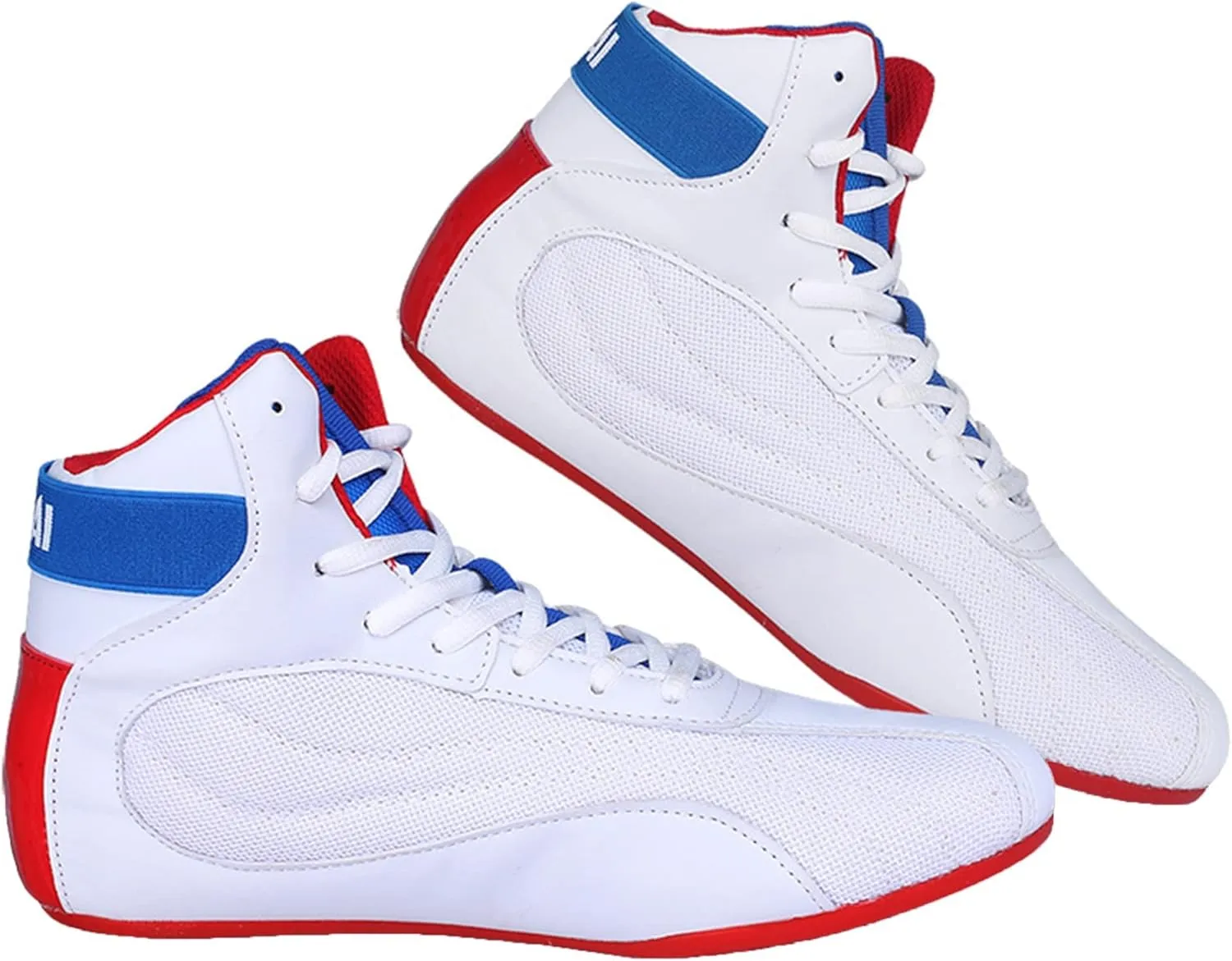 Men's Boxing Boots, Wrestling Sport Sneakers for Men Women Breathable Bodybuilding Fitness Shoes Youth Wrestling Footwear