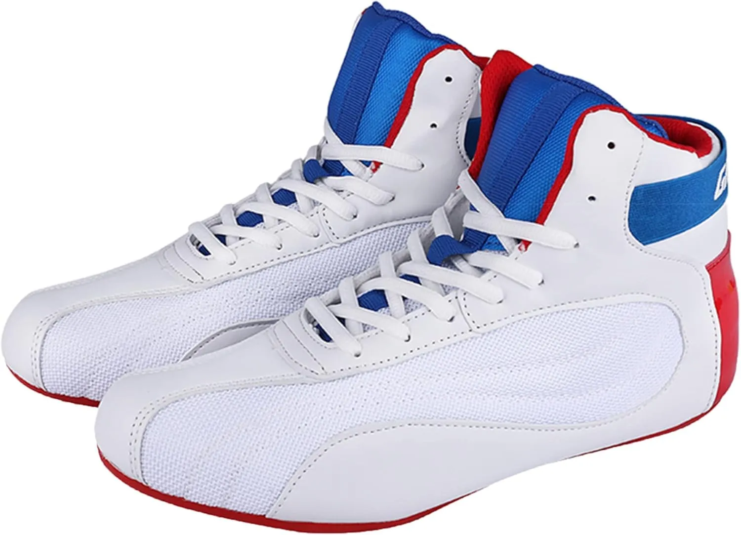 Men's Boxing Boots, Wrestling Sport Sneakers for Men Women Breathable Bodybuilding Fitness Shoes Youth Wrestling Footwear
