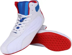 Men's Boxing Boots, Wrestling Sport Sneakers for Men Women Breathable Bodybuilding Fitness Shoes Youth Wrestling Footwear