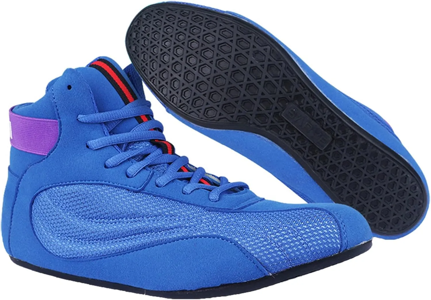 Men's Boxing Boots, Wrestling Sport Sneakers for Men Women Breathable Bodybuilding Fitness Shoes Youth Wrestling Footwear