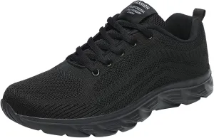 Men's Casual Shoe Fashion Men Mesh Mountaineering Casual Sport Shoes Lace Up Solid Color Running Breathable Soft Bottom