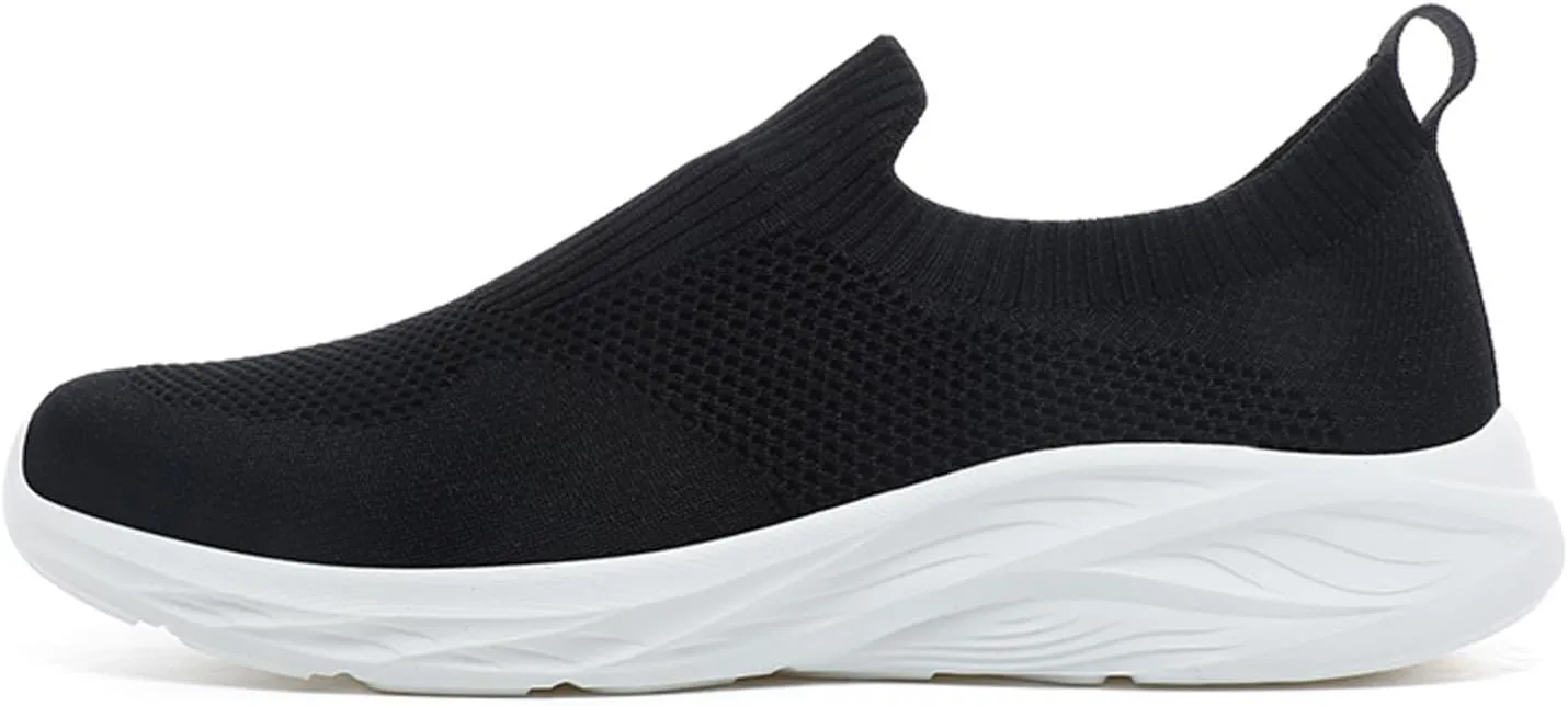 Men's Classic Casual Walking Shoes Casual Sneaker Mesh Breathable Walking Shoe Convenient Elderly Slip On Shoes