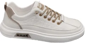 Men's Fashion Sneakers - Low Top Casual Sports Shoes, Elastic Band Closure