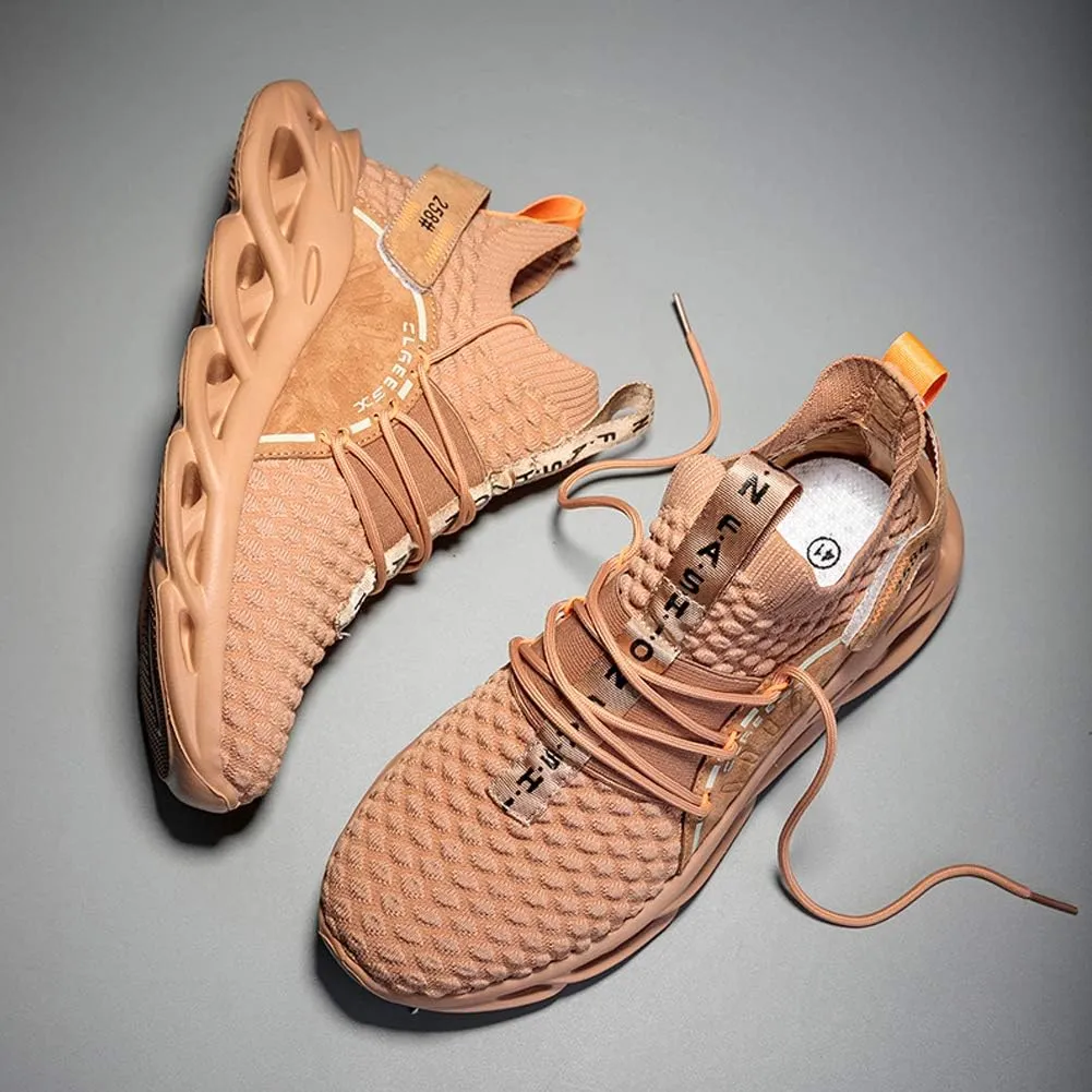 Mens Running Shoes Blade Sneakers Mesh Breathable Lightweight Tennis Walking Gym Shoes for Men