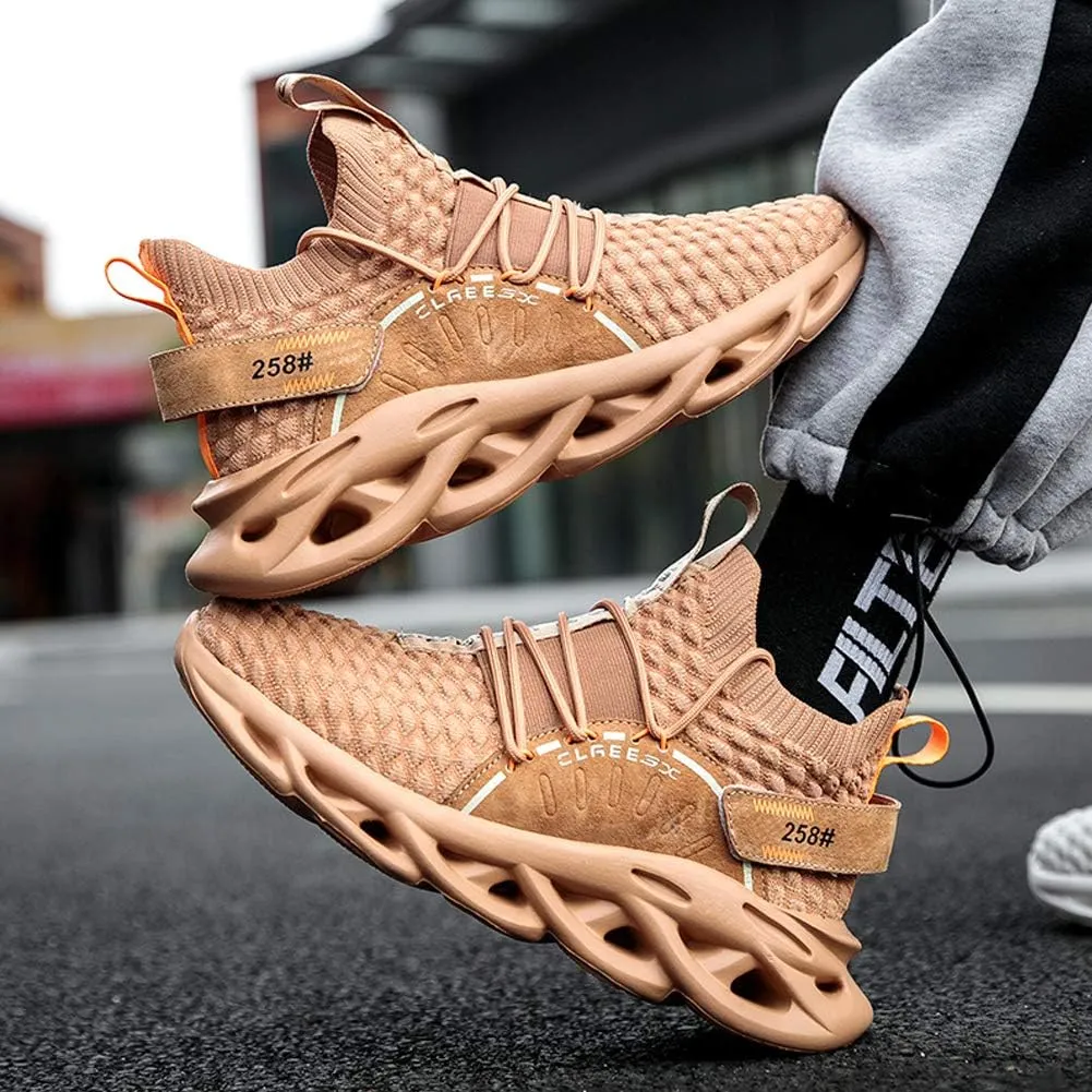 Mens Running Shoes Blade Sneakers Mesh Breathable Lightweight Tennis Walking Gym Shoes for Men