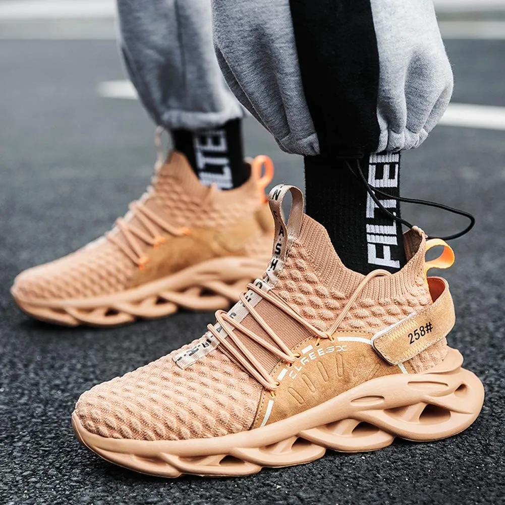 Mens Running Shoes Blade Sneakers Mesh Breathable Lightweight Tennis Walking Gym Shoes for Men