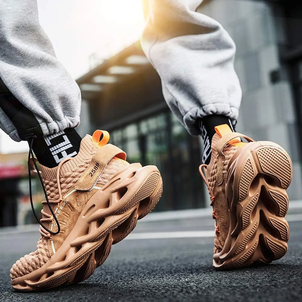 Mens Running Shoes Blade Sneakers Mesh Breathable Lightweight Tennis Walking Gym Shoes for Men