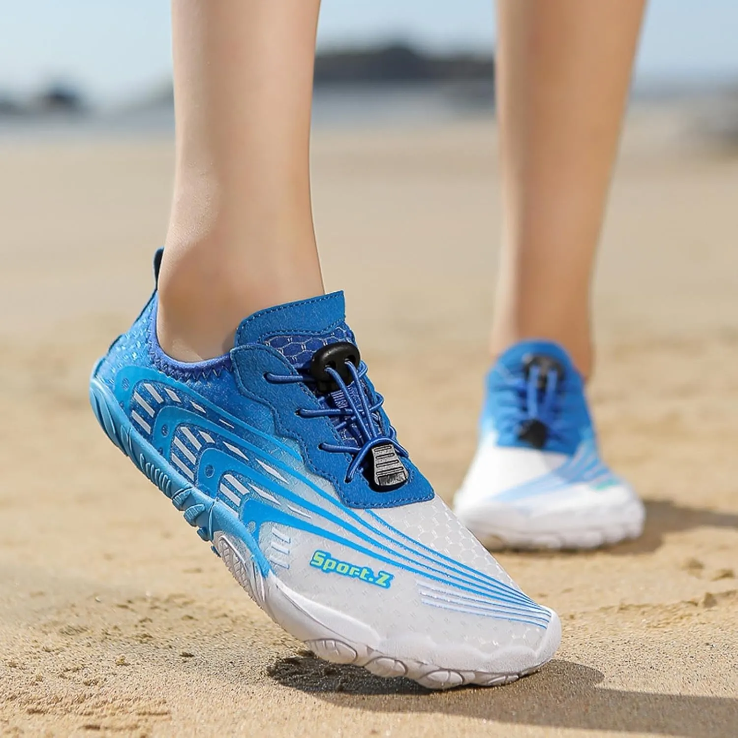 Men's Slip on Walking Shoes Comfy Memory Foam Breathable Hiking Shoes Mesh Fashion Sneakers Lace Up Non Slip Indoor Outdoor Training Gym Shoes Wide Width