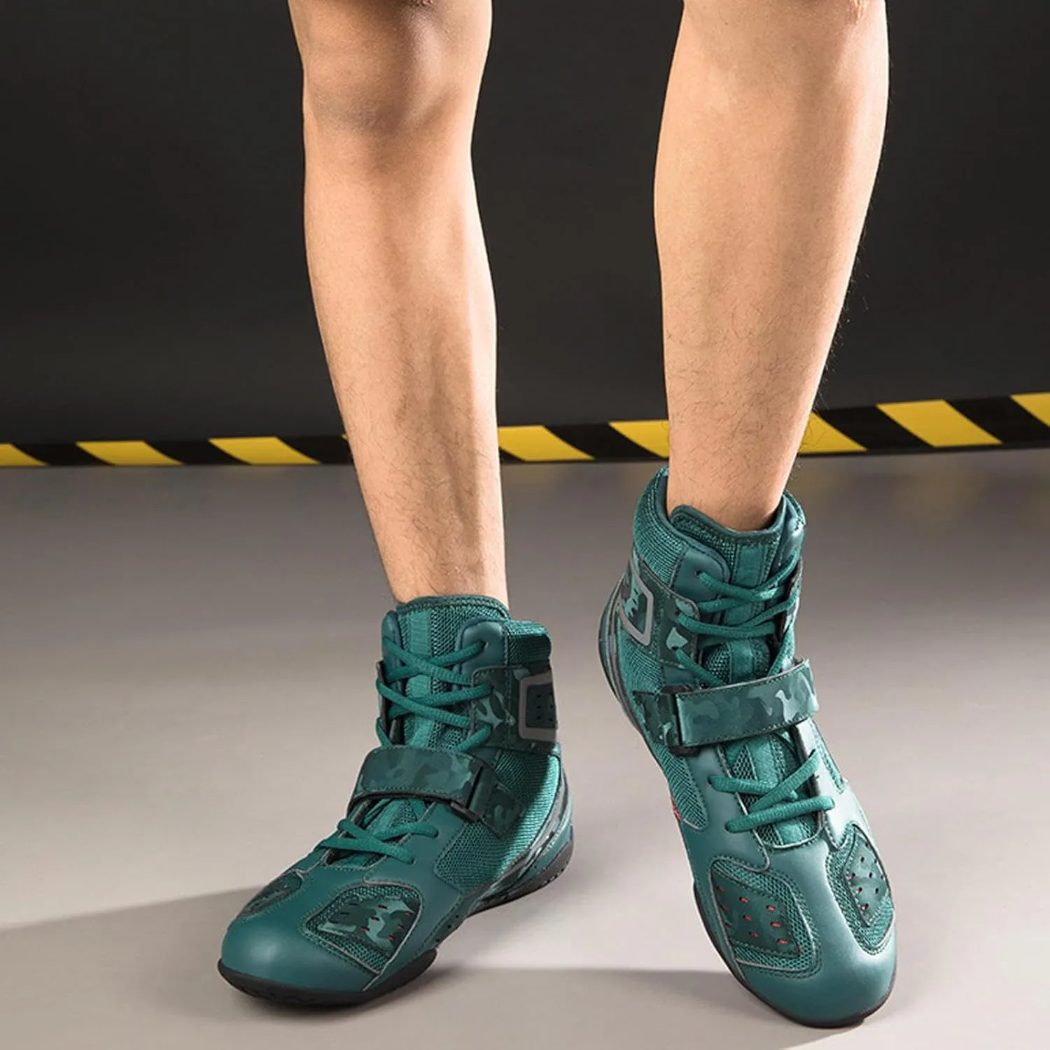 Men's Women's Boxing Boots, Mens Kids Adults Wrestling Shoes, Unisex Junior Boxers Trainers Fight Shoes Breathable Athletic Fitness Shoes